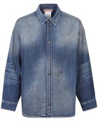 Acne Studios - Denim Overhemd Met Knopen - Lyst