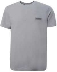 Dondup - Tops ,Grijs ,Katoen T-Shirts En Polo's - Lyst