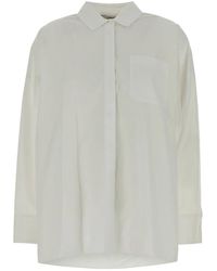 Max Mara - Overhemden ,Wit ,Katoen Gerona Shirt - Lyst