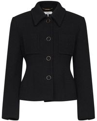 Chloé - Peplum Wolljacke - Lyst