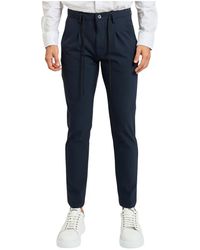 Yes-Zee - Slim-Fit Trousers - Lyst