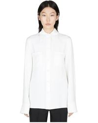 Stella McCartney - Overhemden ,Wit ,Relaxed Classic Shirt - Lyst
