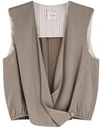 Alysi - V-Neck Cross-Over Top - Lyst