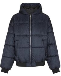 Balmain - Cropped Gewatteerde Monogram Jas - Lyst