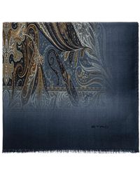 Etro - Wool Scarf - Lyst