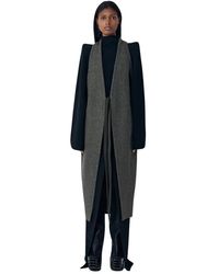 Rick Owens - Wollen Gedrapeerd Gilet - Lyst