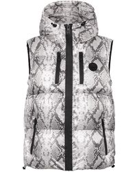 Philipp Plein - Fitness ,Grijs ,Nylon Down Vest Python - Lyst