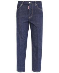 DSquared² - Stijlvolle 5-Pocket Jeans Met Contrasterende Stiksels - Lyst