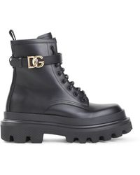 Dolce & Gabbana - Stivali Con Fibbia - Lyst