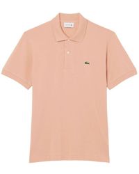 Lacoste - Rosa T-Shirts Und Polos - Lyst