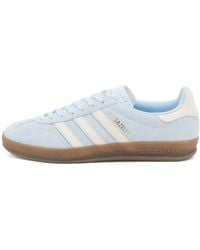 adidas Originals - Schoenen ,Blauw ,Leer Retro Indoor Gazelle Sneakers Clear Sky - Lyst