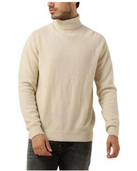 Anerkjendt - Truien & Vesten ,Wol Off- Lambswool Roll Neck Sweater - Lyst