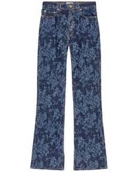 Ganni - Klassische denim jeans für den alltag - Lyst
