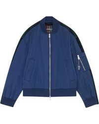 Ottod'Ame - Kurze Bomberjacke Im Patchwork-Look - Lyst