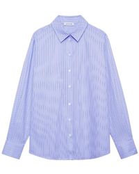 Anine Bing - Overhemden ,Blauw ,Katoen Essie Shirt - Lyst