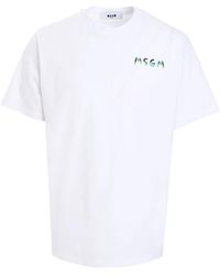 MSGM - T-Shirts - Lyst