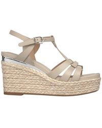Alma En Pena. - Esparto Wedge Sandal - Lyst