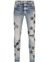 Amiri Skinny Jeans - - Dames - Blauw