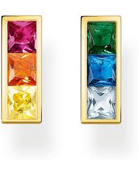 Thomas Sabo - Ohrstecker Bunte Steine - Lyst
