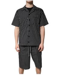 Dolce & Gabbana - Gestreept Katoenen Pyjamaset - Lyst