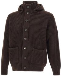 FILIPPO DE LAURENTIIS - Gebreid Vest Met Col - Lyst