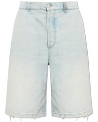 McQueen - Denim-Shorts - Lyst
