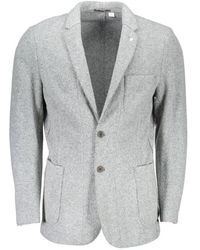 GANT - Elee giacca grigia a maniche lunghe - Lyst