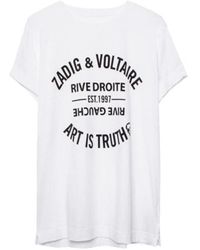 Zadig & Voltaire - T-camicie - Lyst