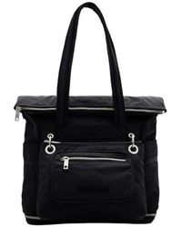 Desigual - Stilvoller Schwarzer Polyethylen Damenrucksack - Lyst