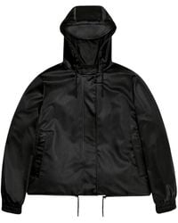 Rains - Jassen ,Zwart ,Nylon String Jacket - Lyst
