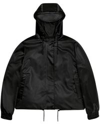 Rains - Jassen ,Zwart ,Nylon String Jacket - Lyst