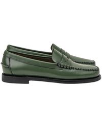 Sebago - Schoenen ,Groen ,Leer Classic Dan Moccasin - Lyst