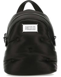 Maison Margiela - Mini zaino glam slam in pelle nappa nera - Lyst