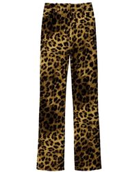 Ba&sh - Broeken ,Bruin ,Leer Pantalon Brent - Lyst