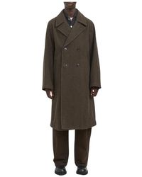 Lemaire - Jassen ,Bruin ,Leer Soft Db Jas - Lyst