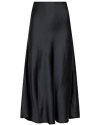Neo Noir - Rokken ,Zwart ,Bovary Zwarte Midi Rok - Lyst