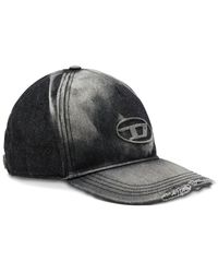 DIESEL - Accessoires ,Zwart ,Katoen C-Seymon Cap - Lyst