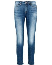 Don The Fuller - Jeans mit mittlerer Waschung und Logo - Lyst