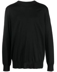 Jil Sander - Lichtgewicht Wollen Trui Met Ronde Hals - Lyst