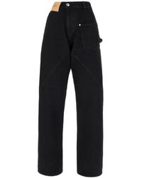 JW Anderson - Jeans De Denim Twisted Con Estilo, Mujer, Talla - Lyst