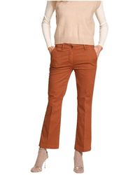 Mason's - Slim Fit Gabardine Chino Broek Vrouwen - Lyst