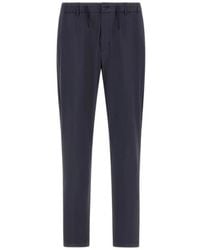 Herno - Pantalon Marino Nylon Cintura Elastica - Lyst