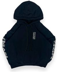 Chrome Hearts - Schwarzer Logo Hoodie - Lyst