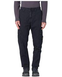 Stone Island - Moderne Cargo Hose Mit Taschen - Lyst
