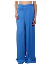Marella - Broeken ,Blauw ,Wijde Broeken - Lyst