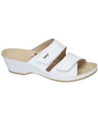 Vital - Schoenen ,Wit ,Leer 12541 Wedge Mules - Lyst