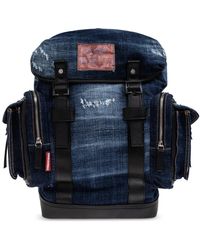 DSquared² - Denim Rugzak Met Logo - Lyst
