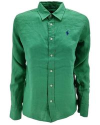 Ralph Lauren - Camicie verdi da uomo - Lyst