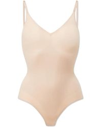 Heist Studios - Ondergoed ,Katoen Sculpt Perforated Outer Bodysuit - Lyst