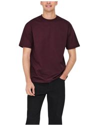 Only & Sons - T-Shirts - Lyst